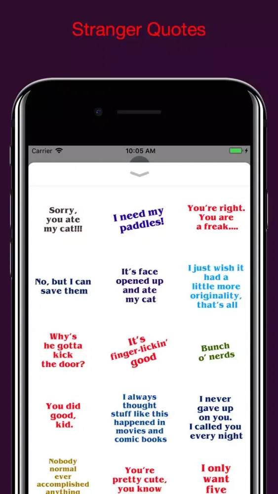 Stranger Quotes - From 80s应用截图