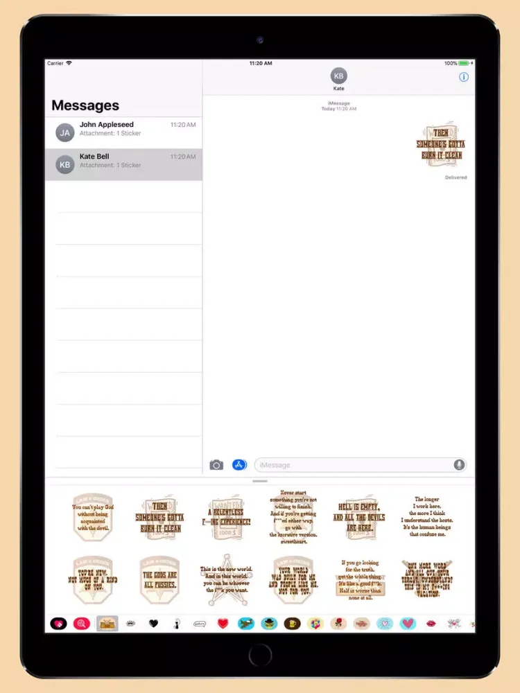Wild West Quotes iPad  Ekran Görüntüleri