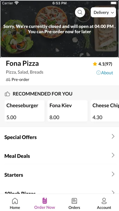 Capturas de pantalla de Fona Pizza Sunderland