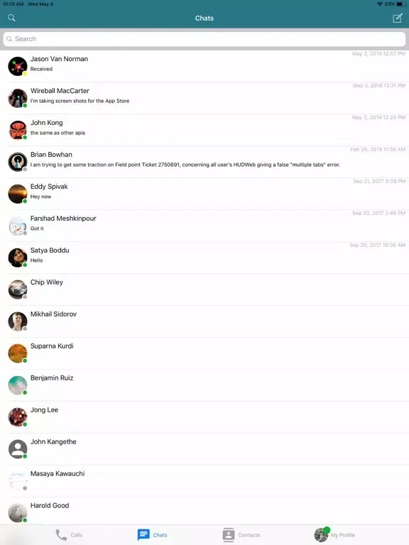 Capturas de tela do NetFortris HUD Mobile iPad 