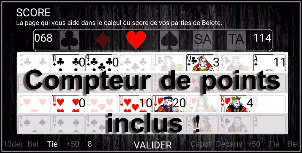 Screenshot di Belote & Coinche