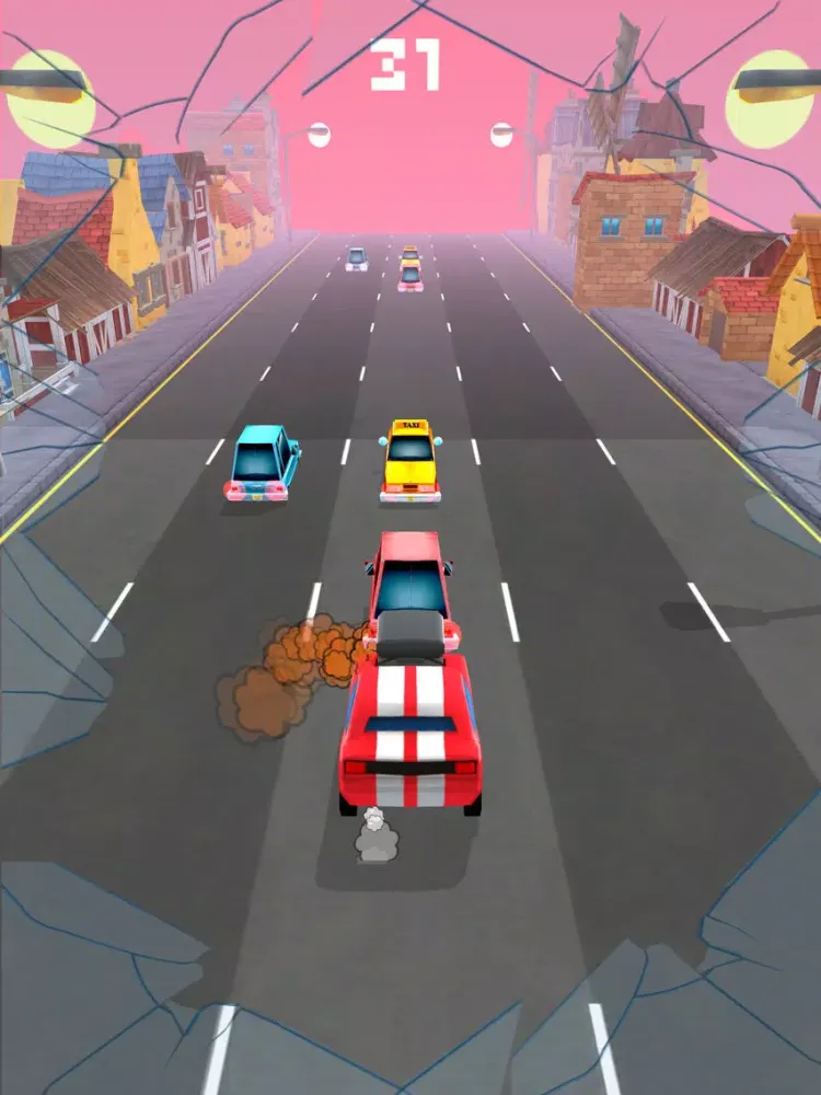 car gangstar racing smash road iPad 應用截圖