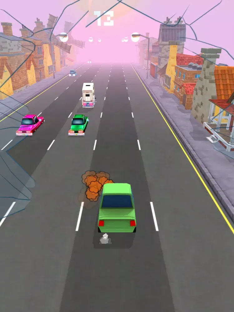 car gangstar racing smash road iPad 應用截圖