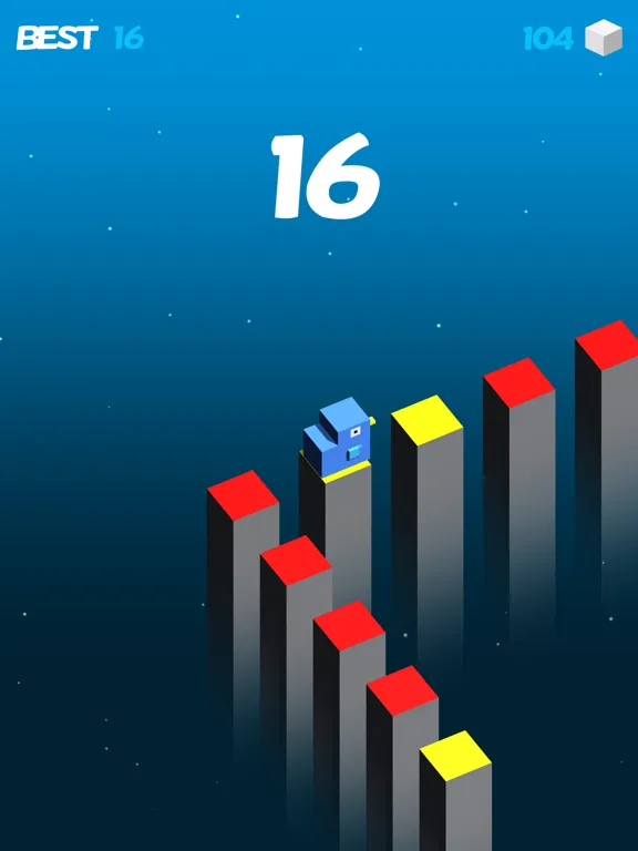 Zrzuty ekranu Color Cube Jump Fall Down Games iPad 