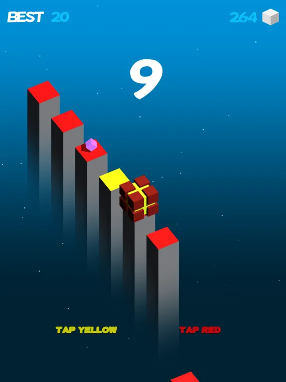 Zrzuty ekranu Color Cube Jump Fall Down Games iPad 