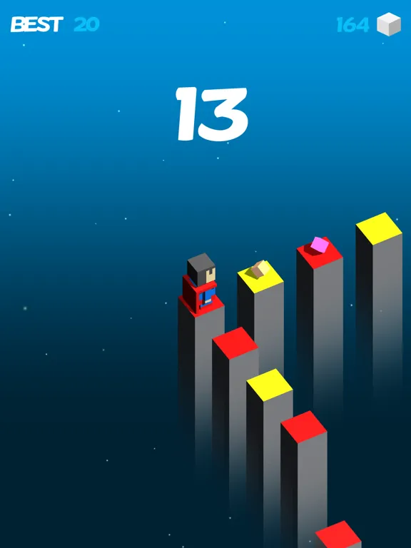 Zrzuty ekranu Color Cube Jump Fall Down Games iPad 
