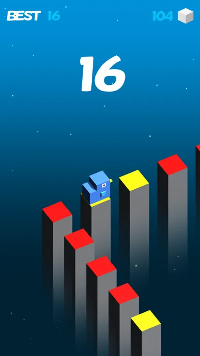 Zrzuty ekranu Color Cube Jump Fall Down Games