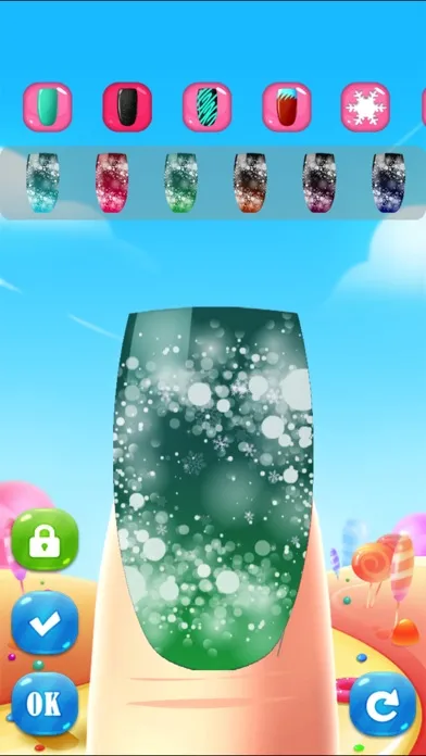 ภาพหน้าจอของ dress up nails salon beauty art spa game for girls
