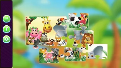 Tangkapan layar jigsaw animals love and hip hop game of the week