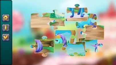 Capturas de tela do My Fairy Pony Unicorn Jigsaw Puzzle Coloring Book