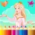 Princess & Prince Paint Draw Coloring Book For Kid