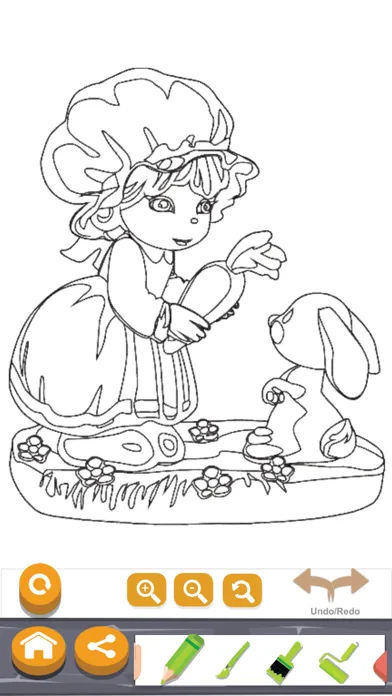Princess & Prince Paint Draw Coloring Book For Kid應用截圖