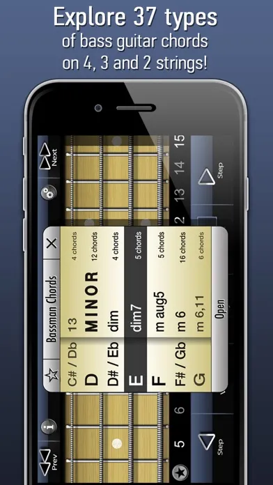 Bassman Chords سکرین شاٹس