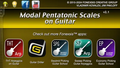 Captures d'écran de Guitar Modal Pentatonic Scales