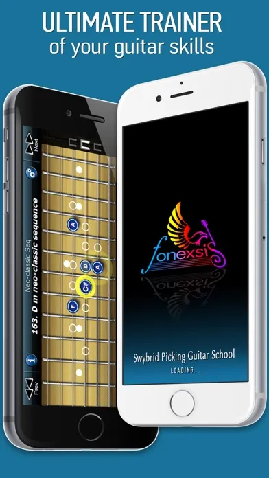 Captures d'écran de Swybrid Picking Guitar School