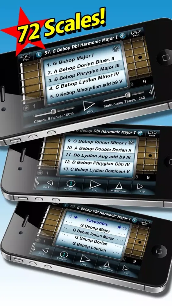 Bebop Scales on Guitar Screenshots