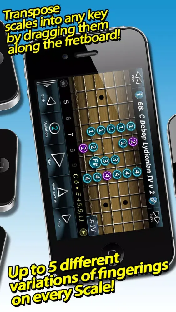 Bebop Scales on Guitar Screenshots