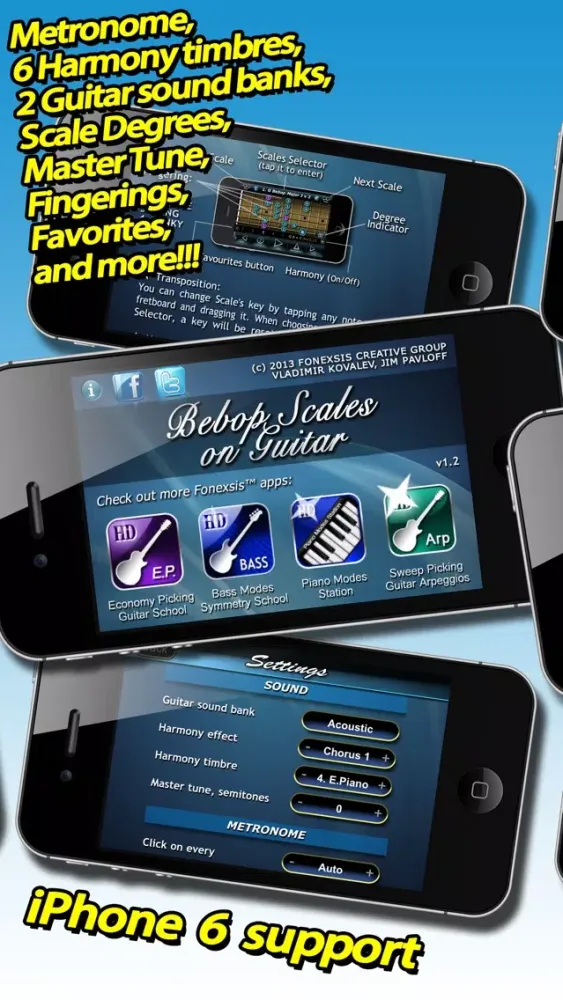 Bebop Scales on Guitar Screenshots