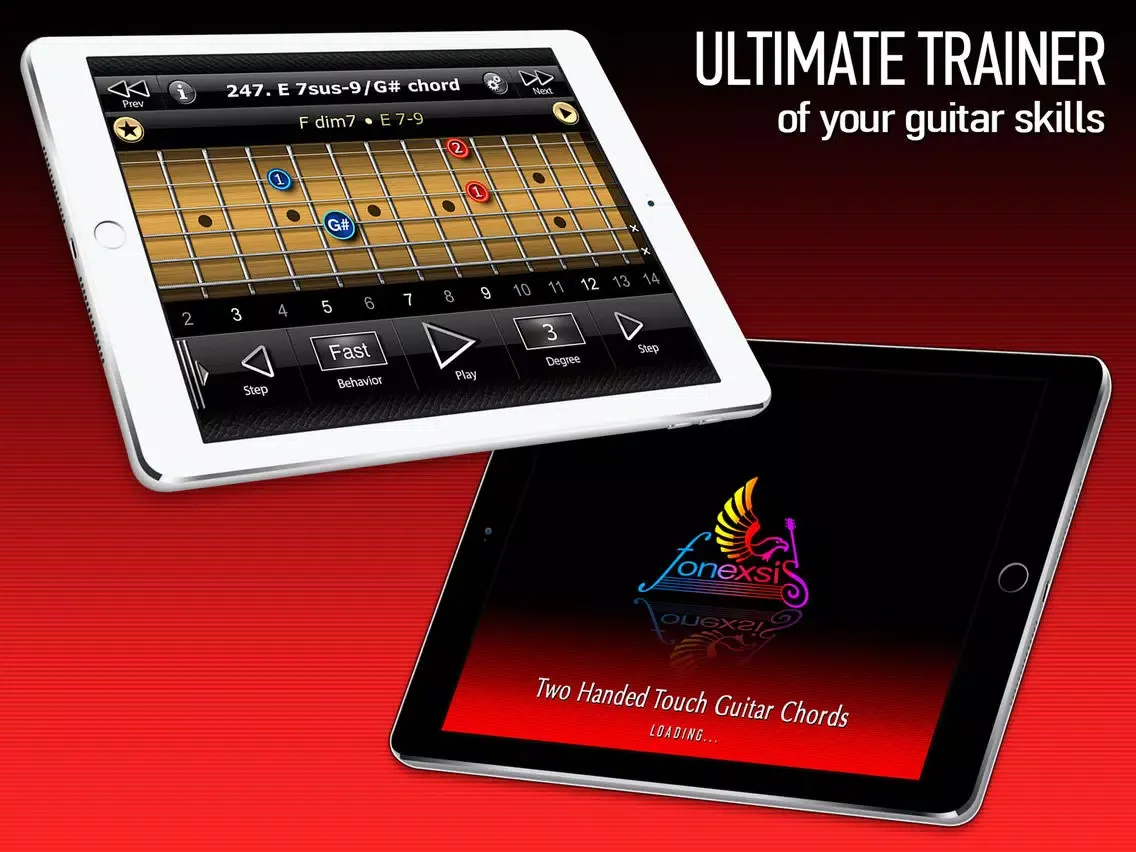 Capturas de pantalla de Two Handed Touch Guitar Chords iPad 