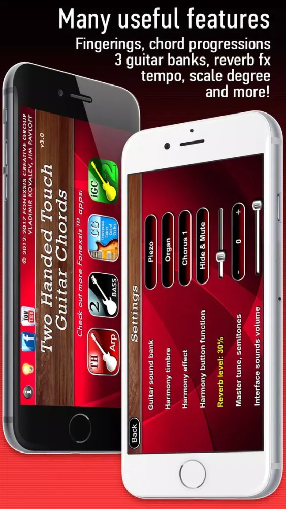 Capturas de pantalla de Two Handed Touch Guitar Chords