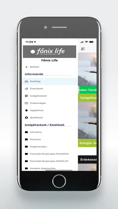 ภาพหน้าจอของ Főnix life