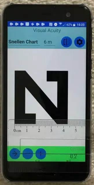 Visual Acuity Charts Screenshots