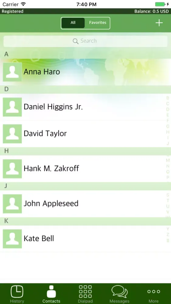 Capturas de tela do DOLL Dialer