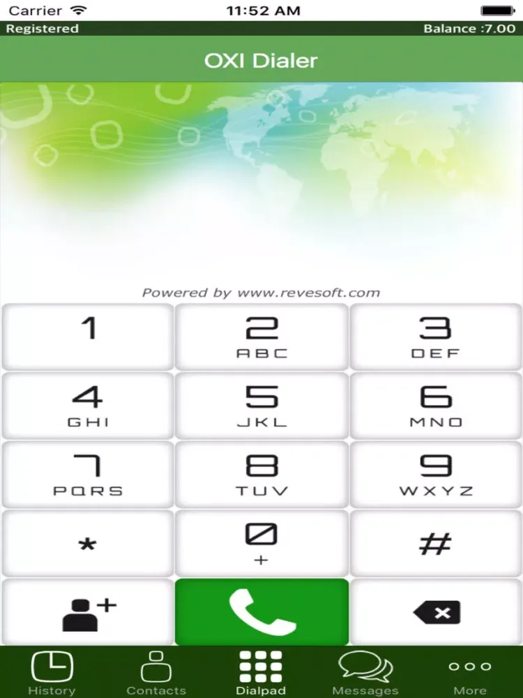 OXI Dialer iPad  Screenshots