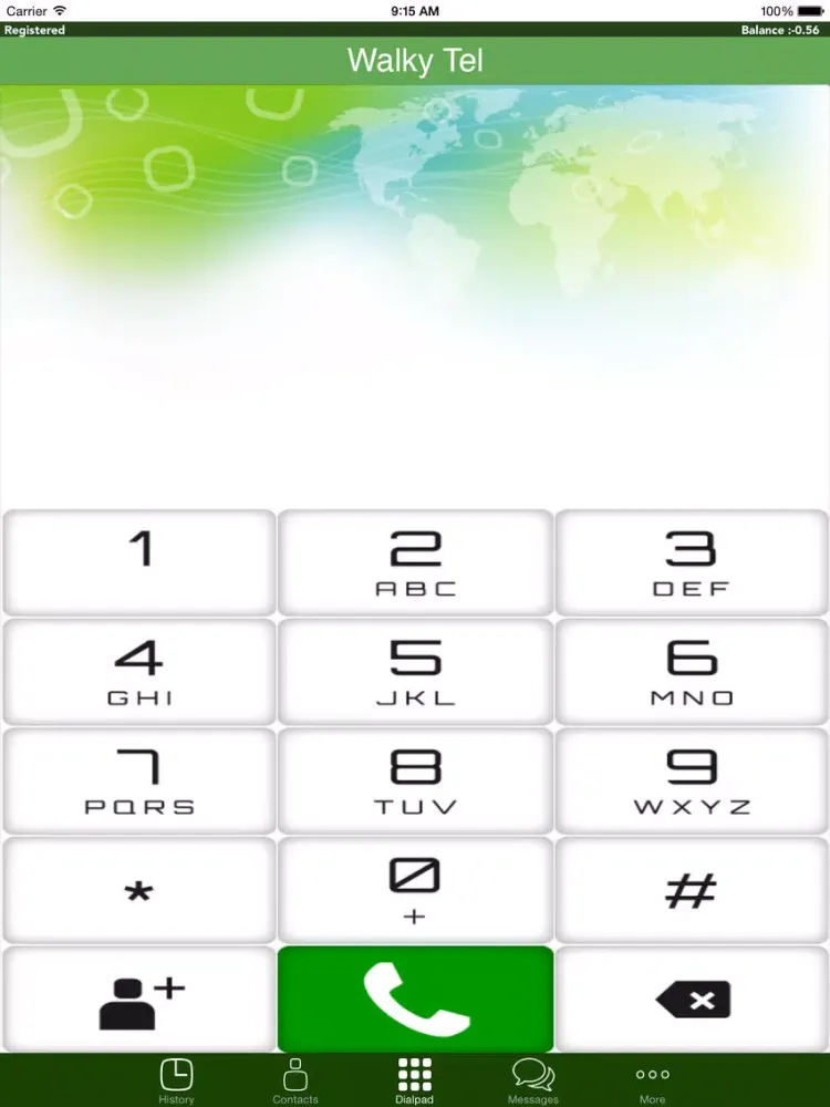 Скриншоты WALKY Tel iPad 