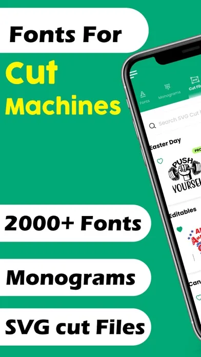 Скриншоты Fonts For Cricut: Design Space