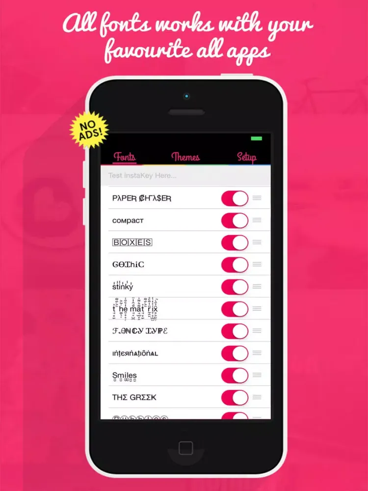 Capturas de tela do Best Font Changer - Now With Cool Fonts & Custom Designed Keyboards Themes! iPad 