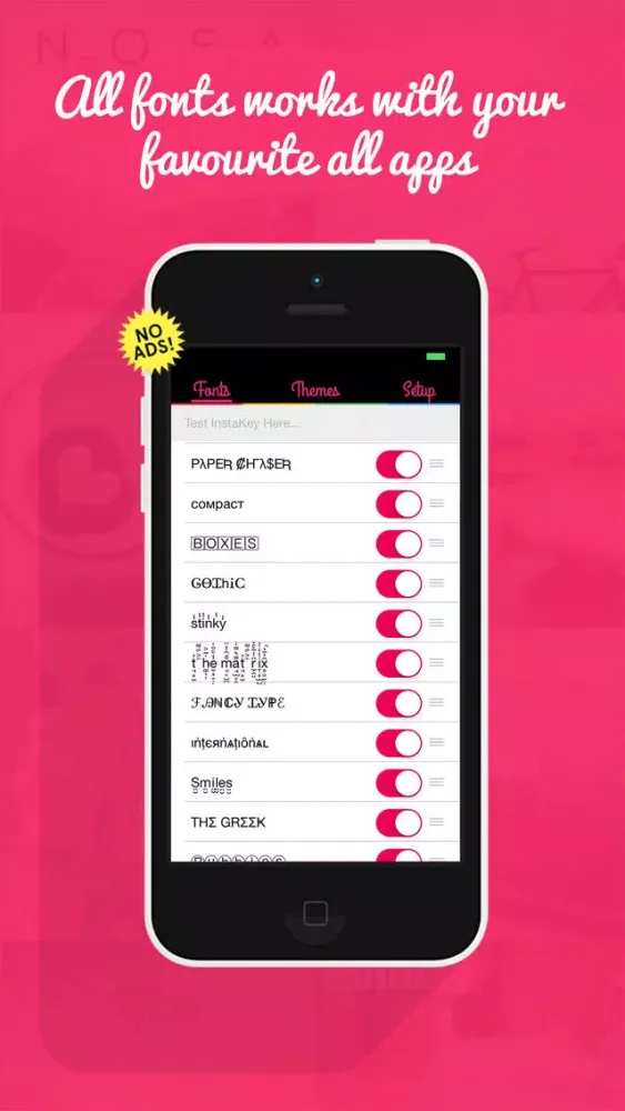 Capturas de tela do Best Font Changer - Now With Cool Fonts & Custom Designed Keyboards Themes!