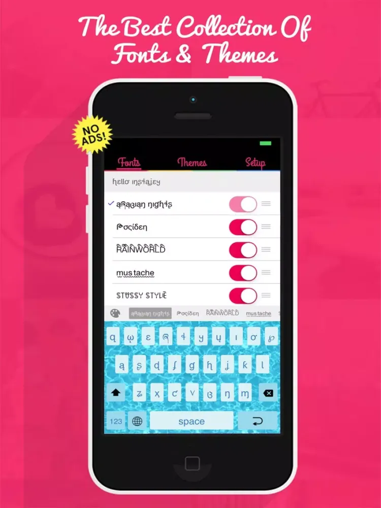 Best Font Changer Pro - Now With Cool Fonts & Custom Designed Keyboards Themes! iPad  スクリーンショット