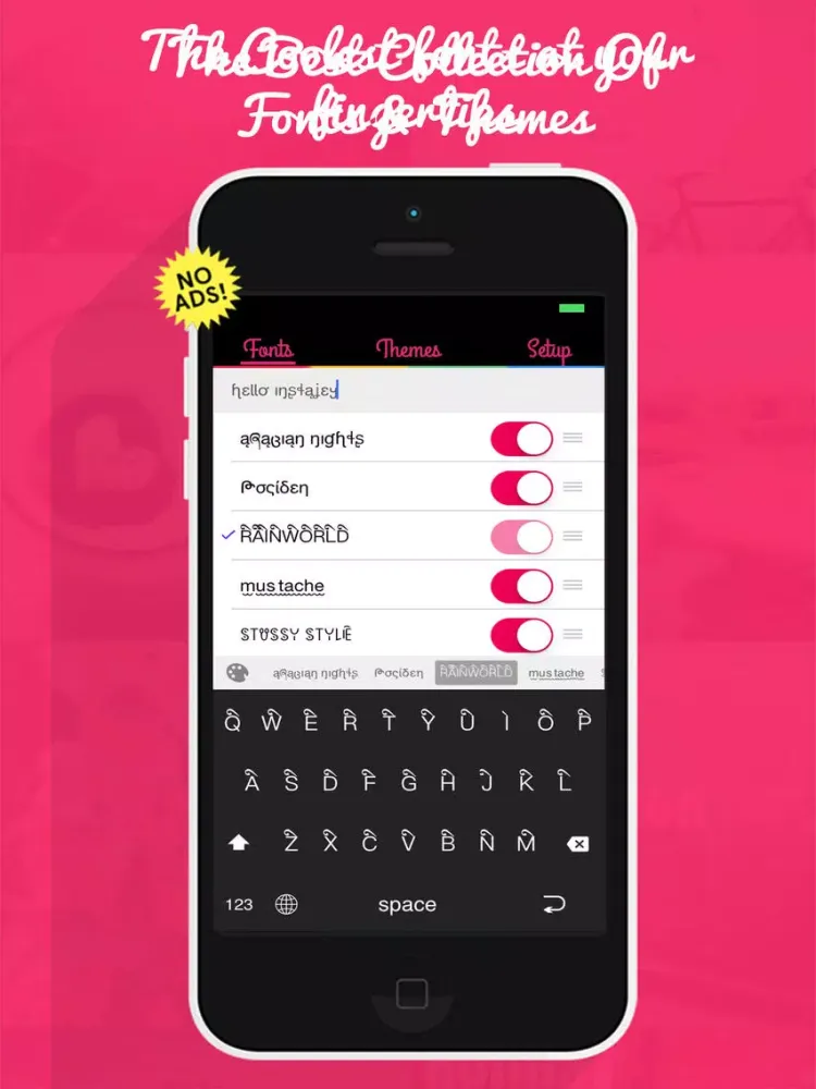 Best Font Changer Pro - Now With Cool Fonts & Custom Designed Keyboards Themes! iPad  スクリーンショット