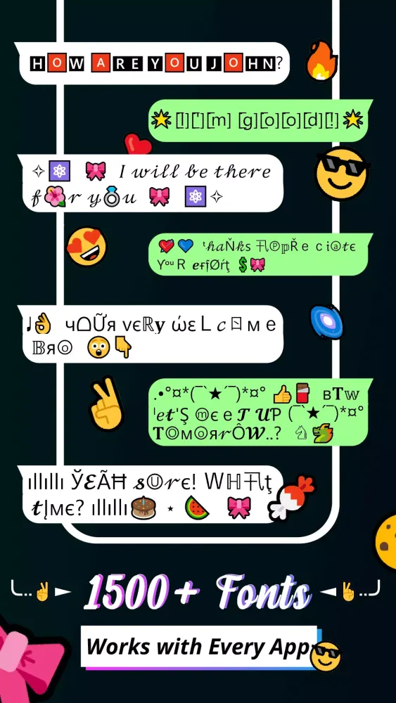 Emoji keyboard Themes & Fonts Screenshots