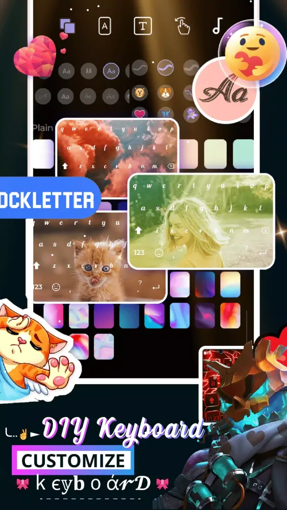 Emoji keyboard Themes & Fonts Screenshots