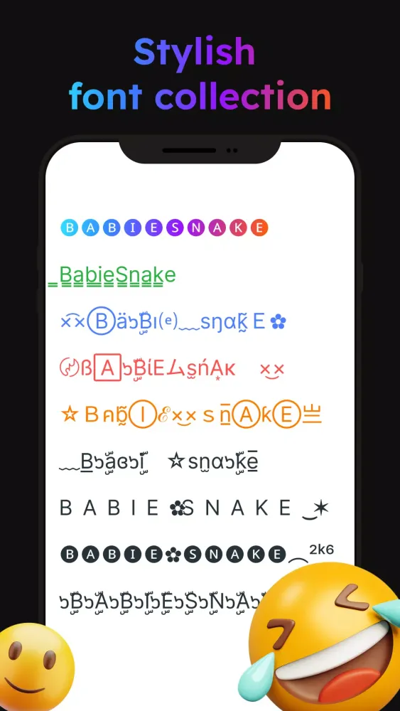 Fonts Keyboard: Themes, Emoji Screenshots