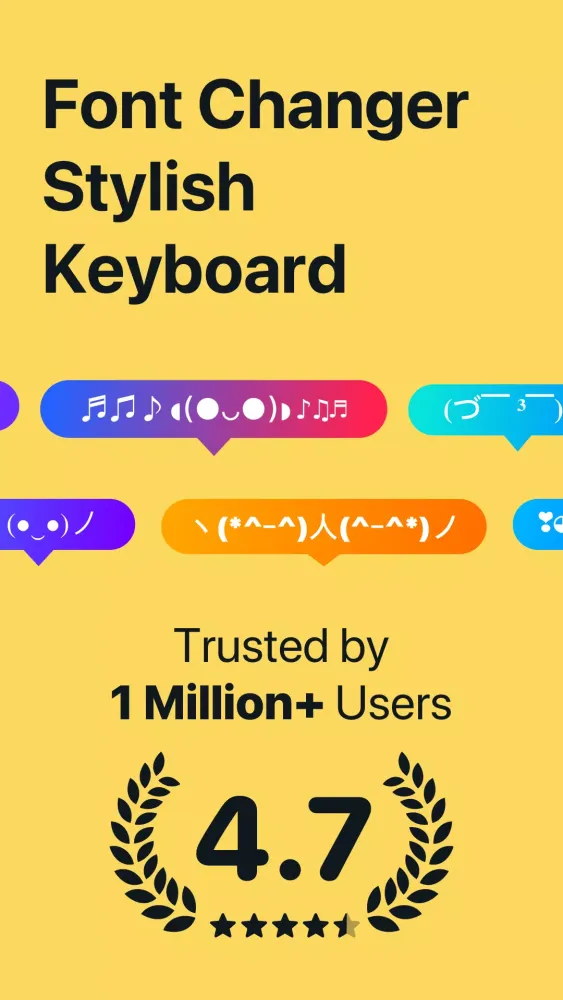 Fonts app keyboard & Changer Screenshots