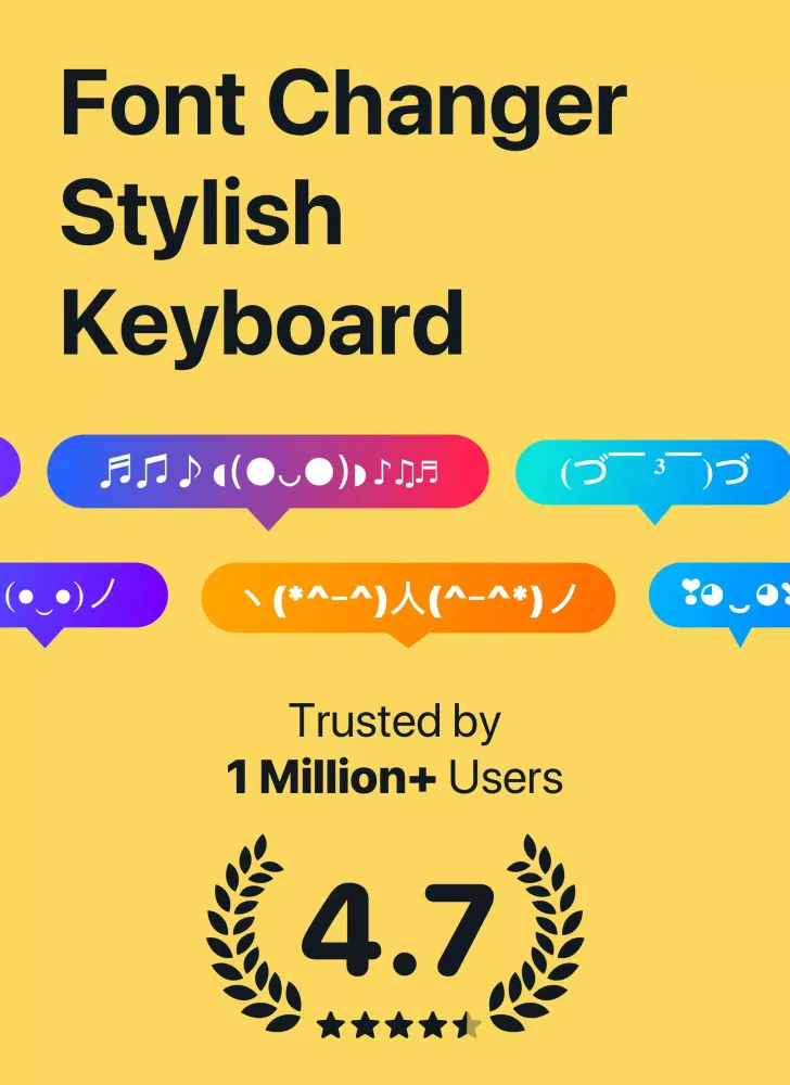 Fonts app keyboard & Changer Screenshots