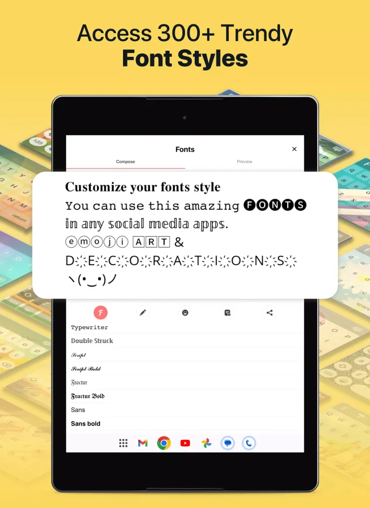 Fonts app keyboard & Changer Screenshots