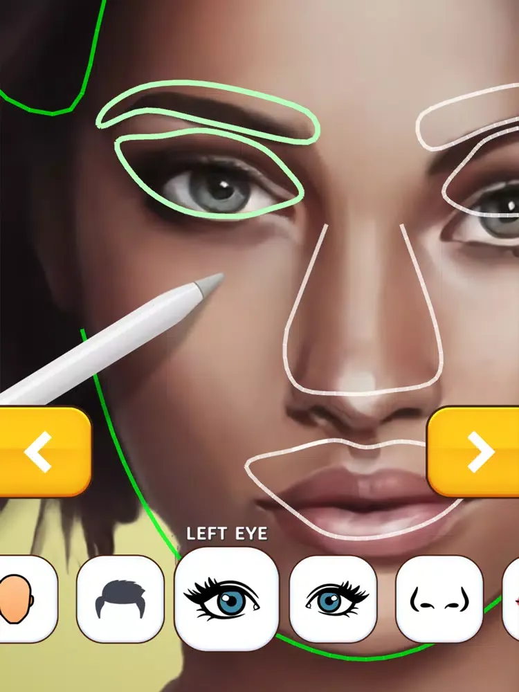 Golden Ratio - Perfect Face iPad 应用截图