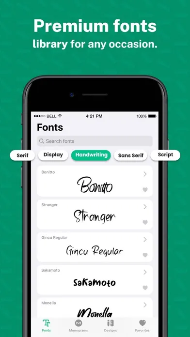 Скриншоты Fonts & Designs For DIY Space