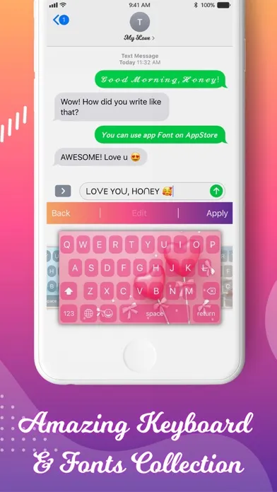 Captures d'écran de Fonts Cool: Art Keyboard Maker