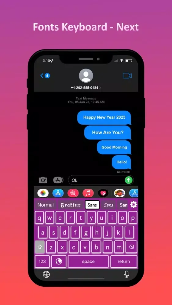 Fonts Keyboard - Next Plus Screenshots