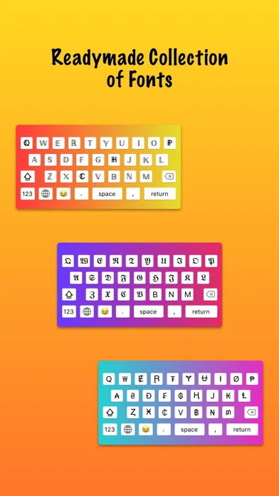 Скриншоты Fonts Keyboard - Font Maker