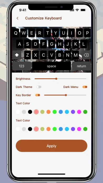 Capturas de tela do FontsPro - Keyboard