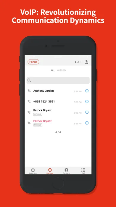 Capturas de tela do Fonus: Borderless Data & Calls