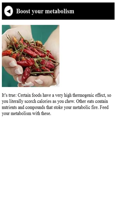 Food That Burn Fat 스크린샷