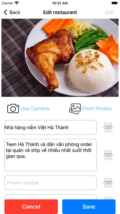 Capturas de pantalla de Food for lunch - save & find