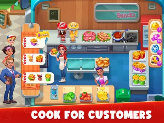 Cooking Tour: Restaurant Games iPad 應用截圖